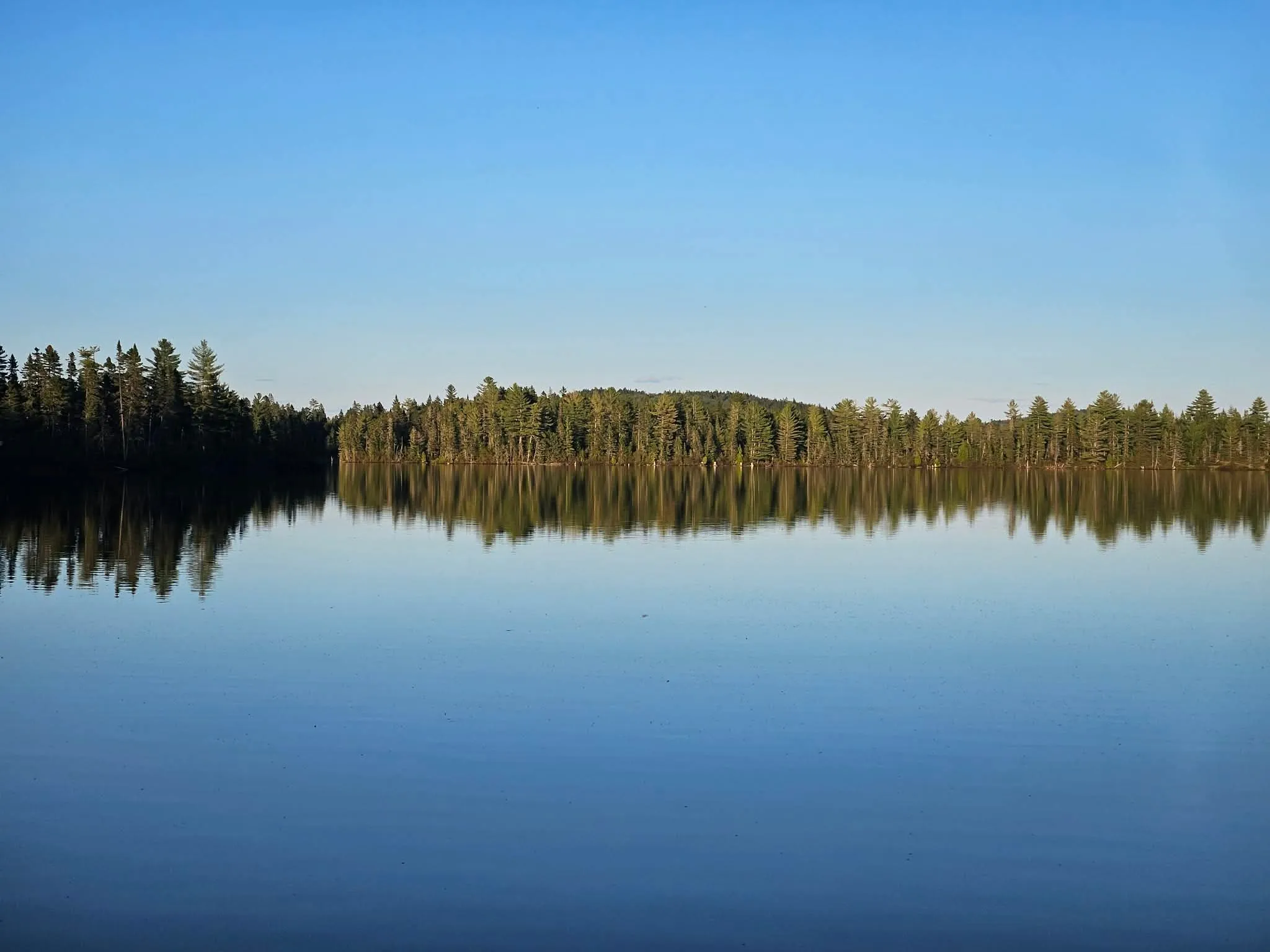 un lac!