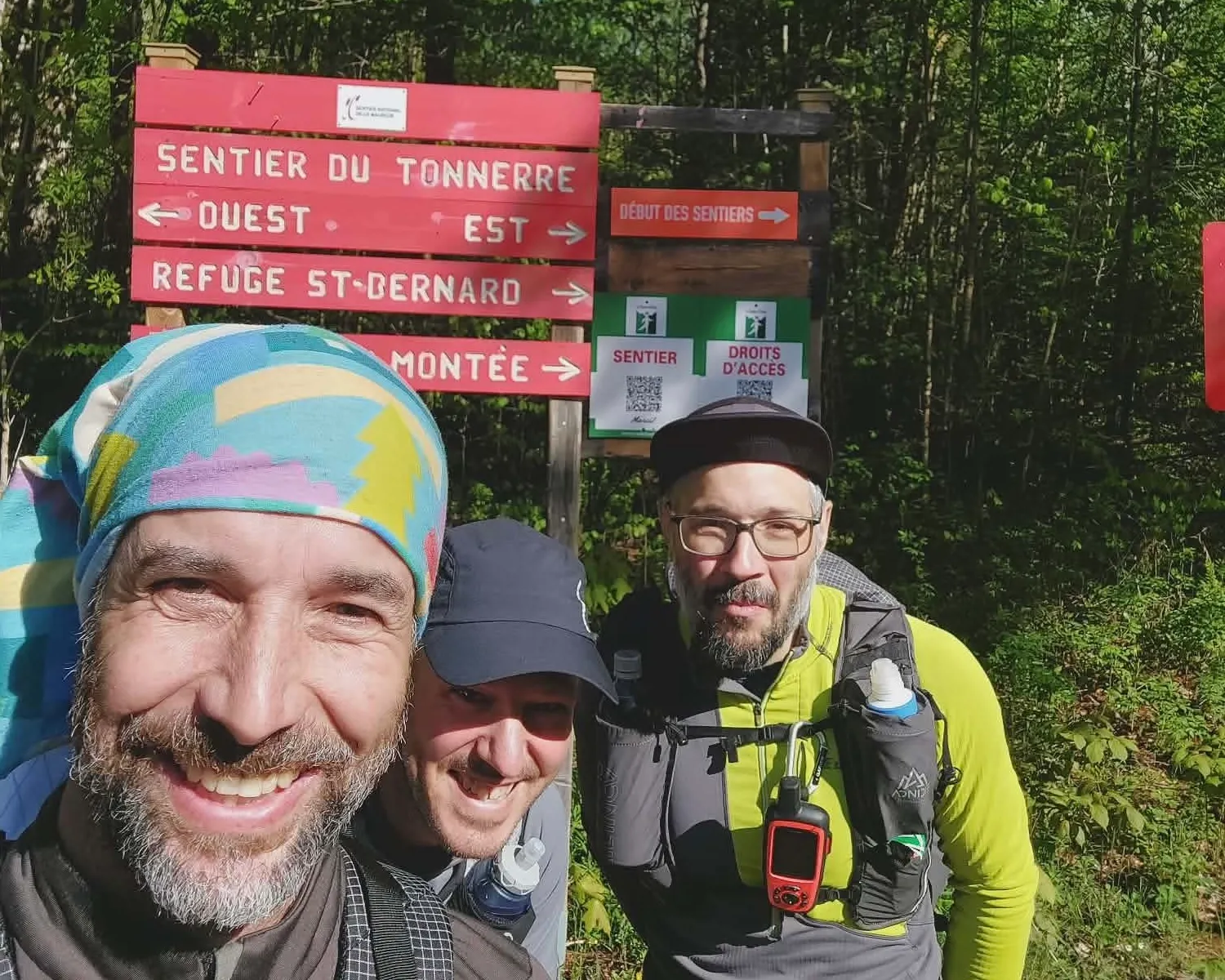 au départ!