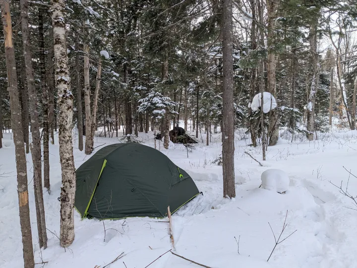 Initiation au camping d'hiver avec les Sentiers Frontaliers